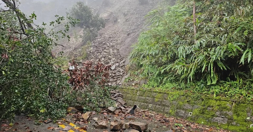 太平山國家森林遊樂區內道路「宜專一線」8.5k處