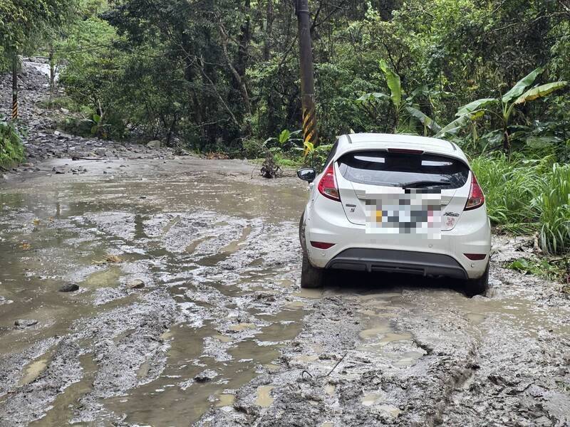 土砂災情地點圖片-竹37-1線3K北埔往南庄