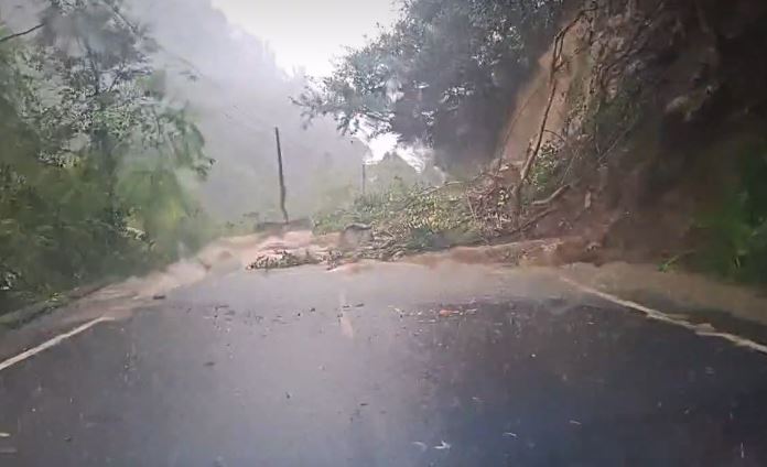 土砂災情地點圖片-南庄石壁橋200公尺