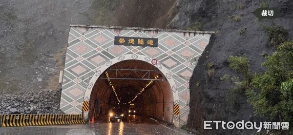 土砂災情地點圖片-台9線163k崇德隧道北口路段上邊坡