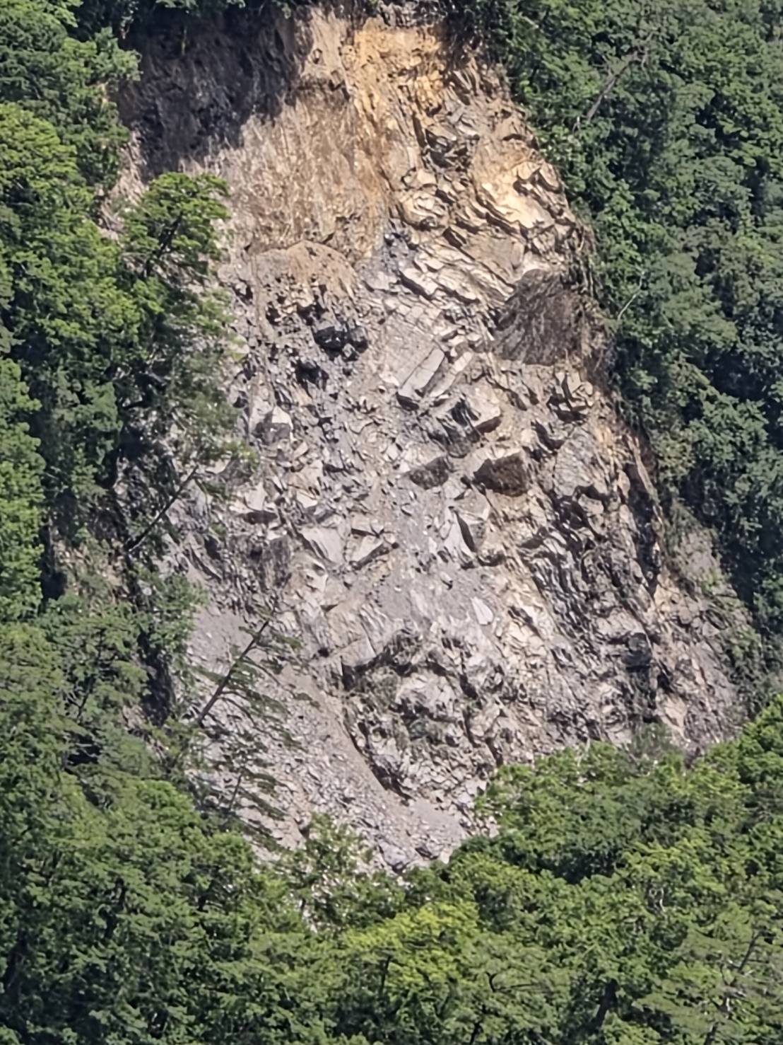 土砂災情地點圖片-臺中市和平區梨山里合歡溪及碧綠溪匯流處往碧綠溪上游800m處